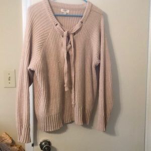 Oversized cream colored sweater